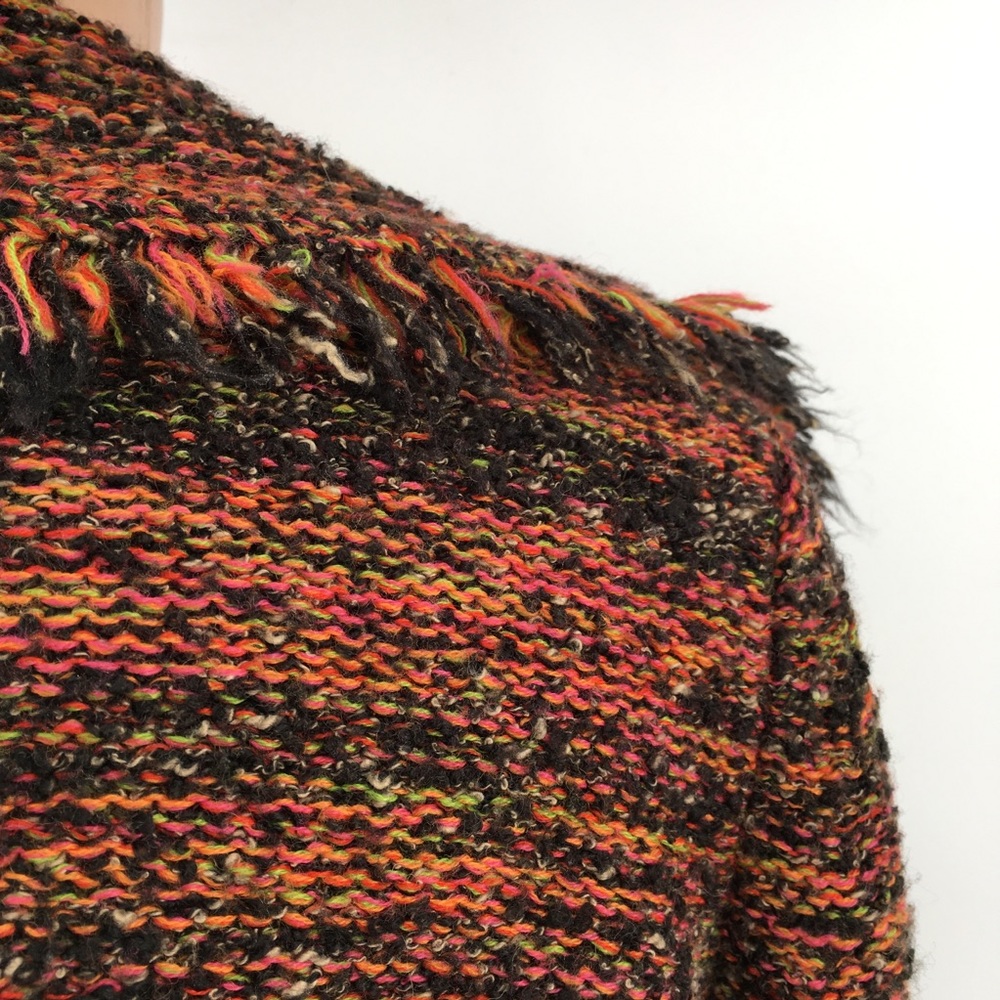 Anthropologie One Girl Who Fringe Sweater Jacket - Picture 6 of 8